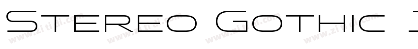 Stereo Gothic 150字体转换 Stereo Gothic 150字体转换